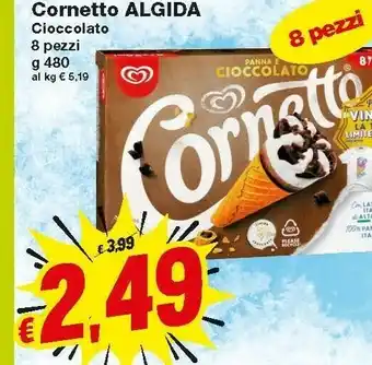 Prix Quality Algida Cornetto offerta