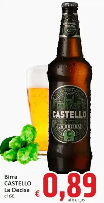 Paghi Poco Castello La Decisa Birra 66 cl offerta