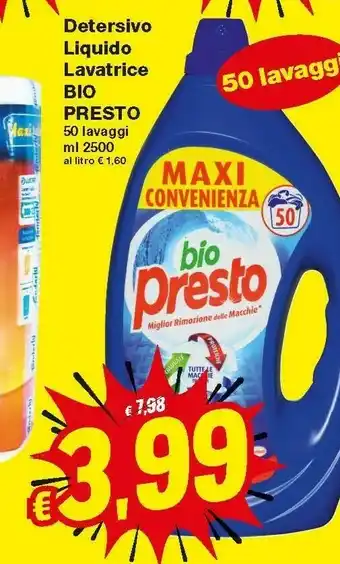 Prix Quality Presto Detersivo lavatrice offerta