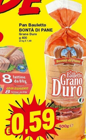 Prix Quality Mulino Bianco Pan Bauletto offerta