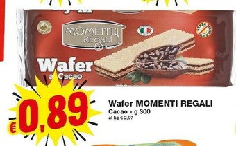 Prix Quality Momenti regali Wafer offerta