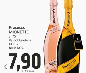 Paghi Poco Mionetto Prosecco 75 cl offerta