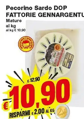 Prix Quality Fattorie gennargentu Pecorino offerta