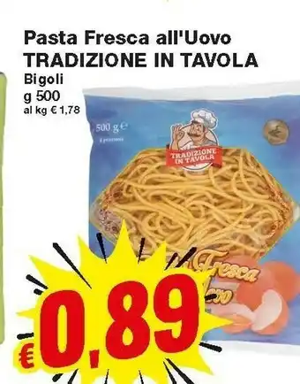 Prix Quality Tradizione in tavola Pasta all'uovo offerta
