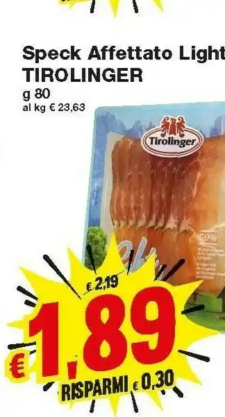 Prix Quality Speck offerta