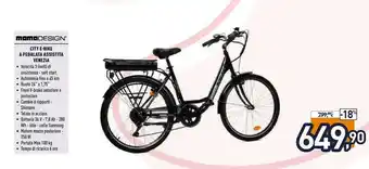 Unieuro Momodesign City E-Bike A Pedalata Assistita Venezia offerta