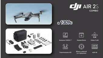Unieuro DJI Air 2S Combo offerta