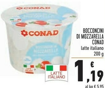 Conad Superstore Conad - Bocconcini Di Mozzarella 200 G(ml) offerta