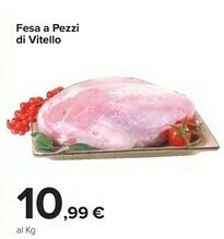 Carrefour Market Fesa A Pezzi Di Vitello offerta
