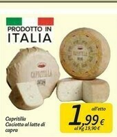 Carrefour Market Capritilla Caciotta Al Latte Di Capra offerta