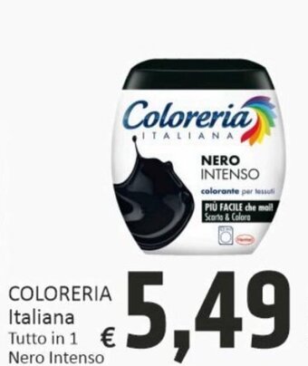 Coloreria Italiana Tutto in 1 Nero Intenso
