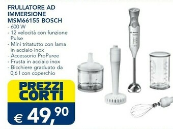 Esselunga Bosch Frullatore Ad Immersione Msm66155 offerta