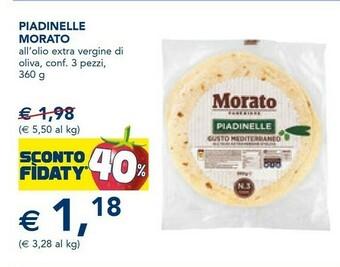 Esselunga Morato Piadinelle offerta