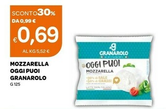 Ekom Granarolo Mozzarella offerta