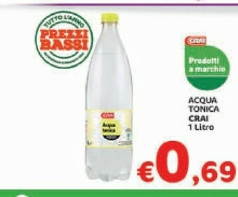 Crai Crai Acqua Tonica offerta