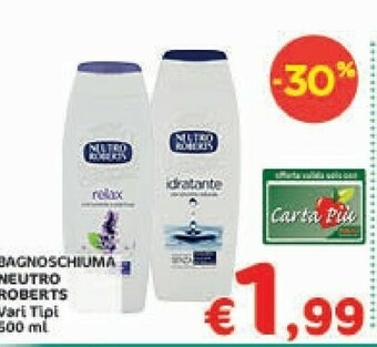 Crai Neutro Roberts Bagnoschiuma Idratante offerta