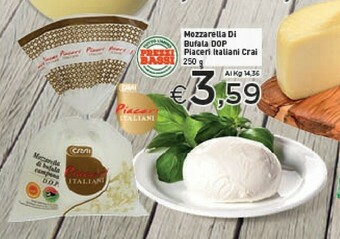 Crai Mozzarella Di Bufala DOP offerta