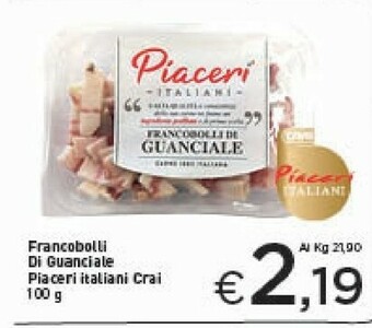 Crai Francobolli Di Guanciale Piaceri Italiani offerta