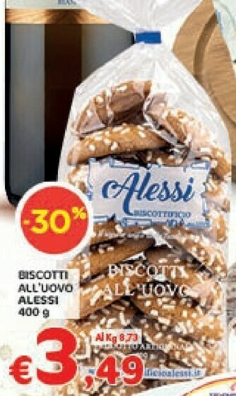 Crai Alessi - Biscotti All'Uovo 400 G(ml) offerta