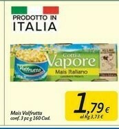 Carrefour Market Valfrutta Mais Cotti A Vapore 480 G(ml) offerta