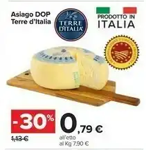 Carrefour Market Terre d'Italia Asiago offerta