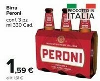 Carrefour Market Peroni Birra 330 G(ml) offerta