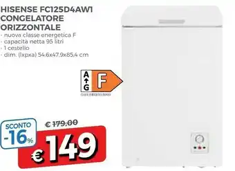 A&O Hisense Congelatori A Pozzetto offerta