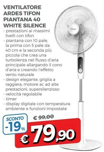 A&O Ardes Ventilatore offerta