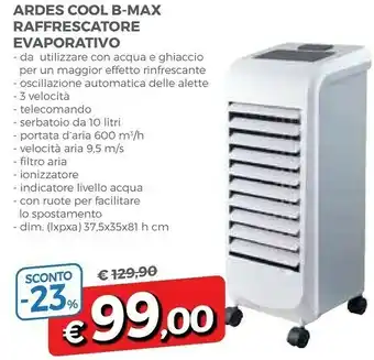 Ardes Eolo Raffrescatore Evaporativo