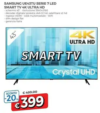 Samsung Tv ue43tu