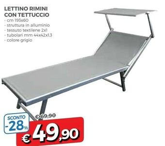 A&O Lettino offerta