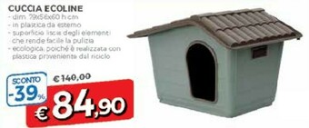 DPiù Cucce Per Cani offerta