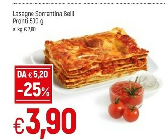Famila Belli pronti Lasagne offerta