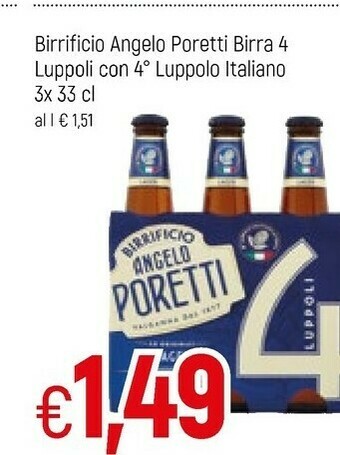 Famila Angelo poretti Birra offerta