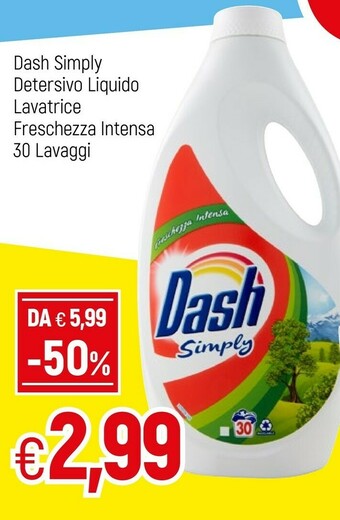 Famila Dash Detersivo lavatrice offerta