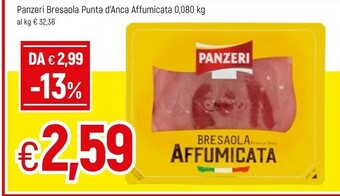 Famila Panzeri Bresaola offerta