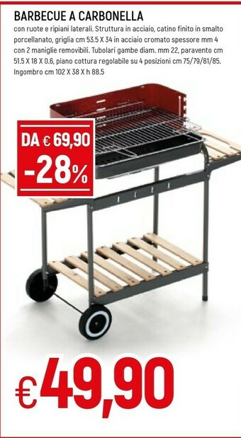 Famila Barbecue a carbonella offerta