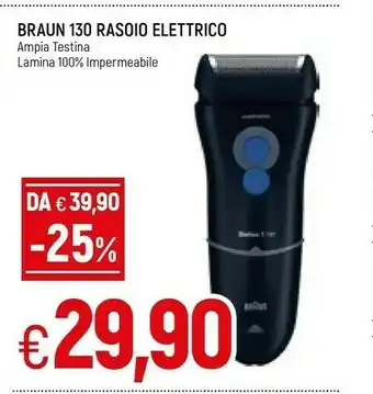 Famila Braun Rasoio offerta
