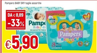 Famila Pampers Baby Dry offerta