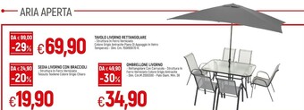 Famila Ombrelloni da giardino offerta