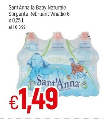 Famila Sant'anna Acqua Sant'Anna offerta