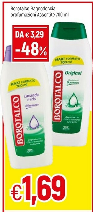 Famila Borotalco Bagnoschiuma offerta