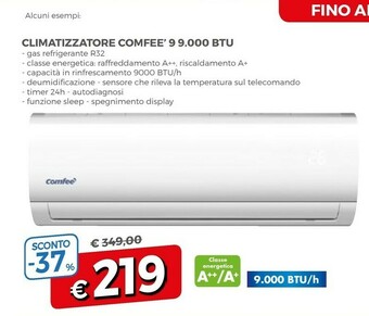 Famila Comfeè Condizionatori offerta