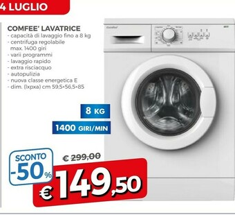 Famila Comfeè Lavatrice offerta