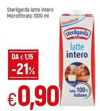 Famila Sterilgarda Latte parzialmente scremato offerta