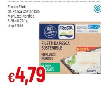 Famila Frosta Filetti di merluzzo offerta