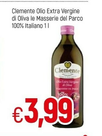 Famila Clemente Olio extravergine di oliva offerta