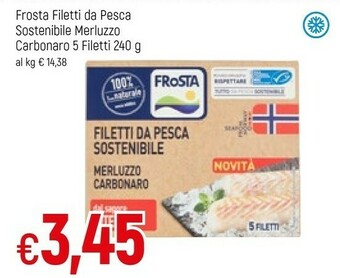 Famila Frosta Filetti di merluzzo offerta