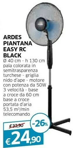 Galassia Ardes Ventilatore offerta