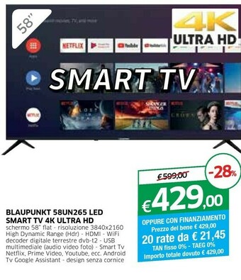 Galassia Blaupunkt Tv led 32 offerta
